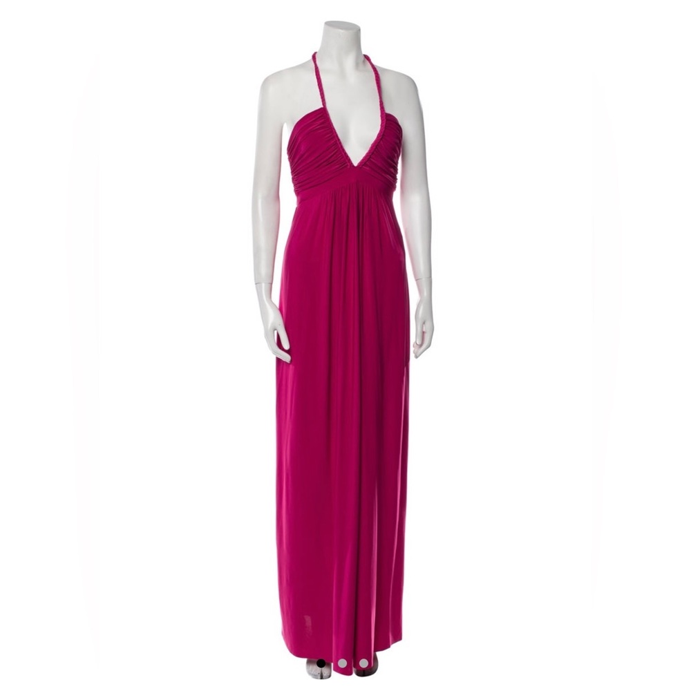 Misa Los Angeles Pink Maxi Dress